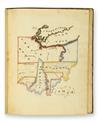 (MANUSCRIPT MAPS.) Baker, Harriet E. Book of Penmanship & Maps at Mr. Dunhams School Windsor Vermont.
